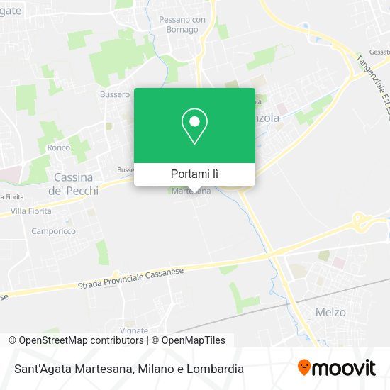 Mappa Sant'Agata Martesana