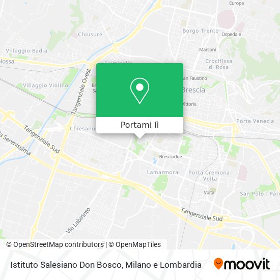 Mappa Istituto Salesiano Don Bosco