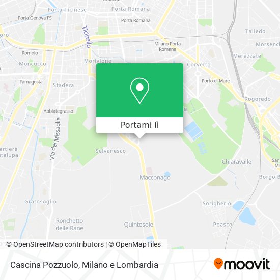 Mappa Cascina Pozzuolo