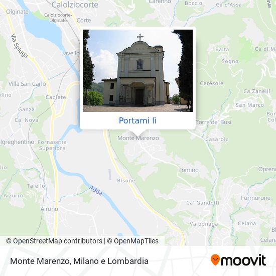 Mappa Monte Marenzo