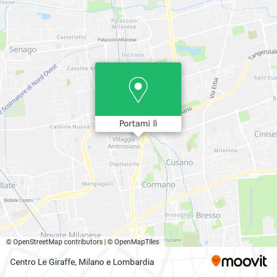 Mappa Centro Le Giraffe