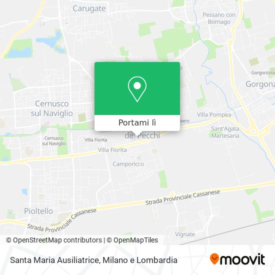 Mappa Santa Maria Ausiliatrice
