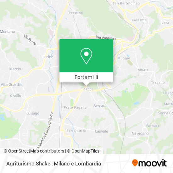Mappa Agriturismo Shakei