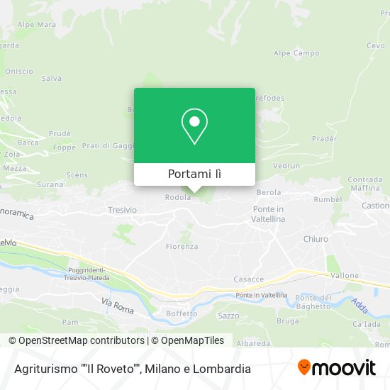 Mappa Agriturismo ""Il Roveto""