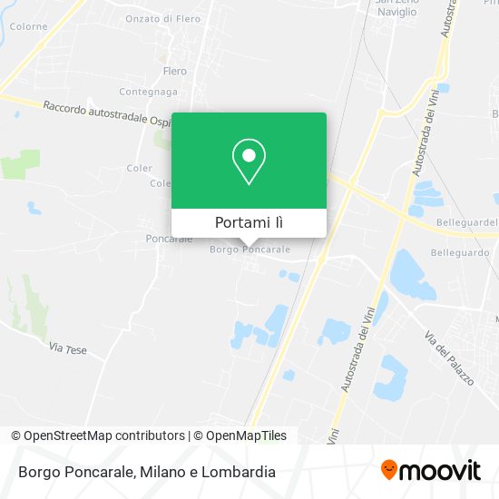 Mappa Borgo Poncarale