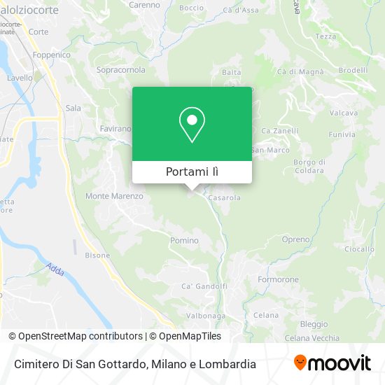 Mappa Cimitero Di San Gottardo