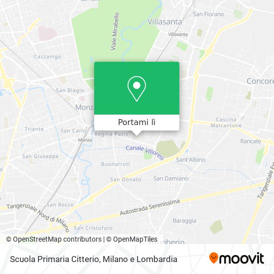 Mappa Scuola Primaria Citterio
