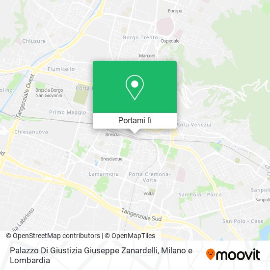Mappa Palazzo Di Giustizia Giuseppe Zanardelli