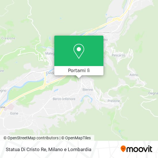 Mappa Statua Di Cristo Re