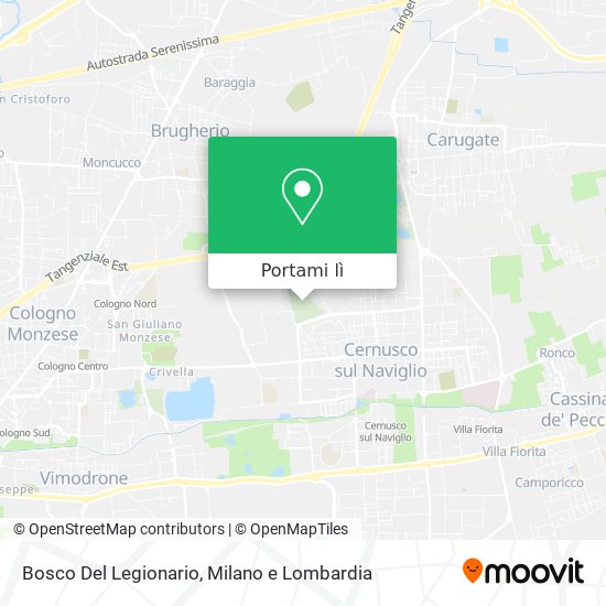 Mappa Bosco Del Legionario