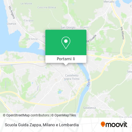 Mappa Scuola Guida Zappa