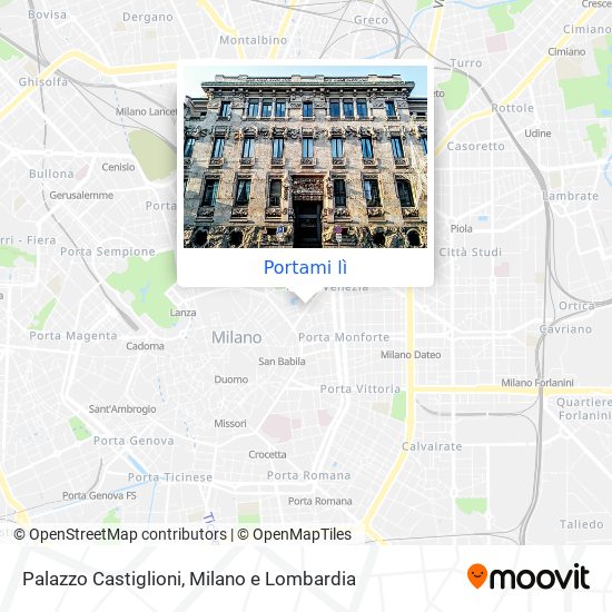 Mappa Palazzo Castiglioni