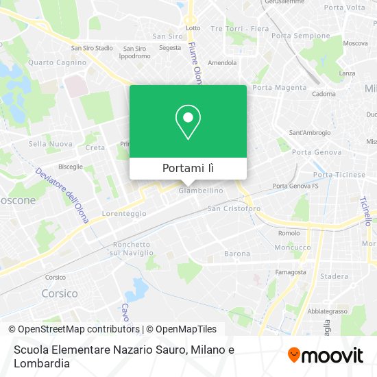 Mappa Scuola Elementare Nazario Sauro