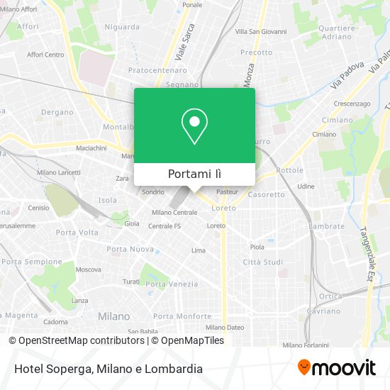 Mappa Hotel Soperga