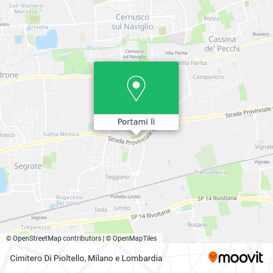 Mappa Cimitero Di Pioltello
