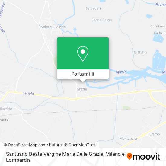 Mappa Santuario Beata Vergine Maria Delle Grazie