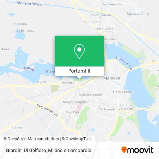 Mappa Giardini Di Belfiore