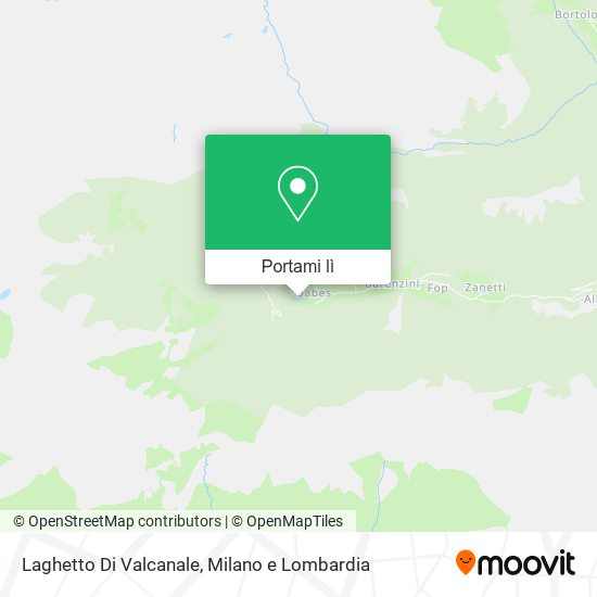 Mappa Laghetto Di Valcanale