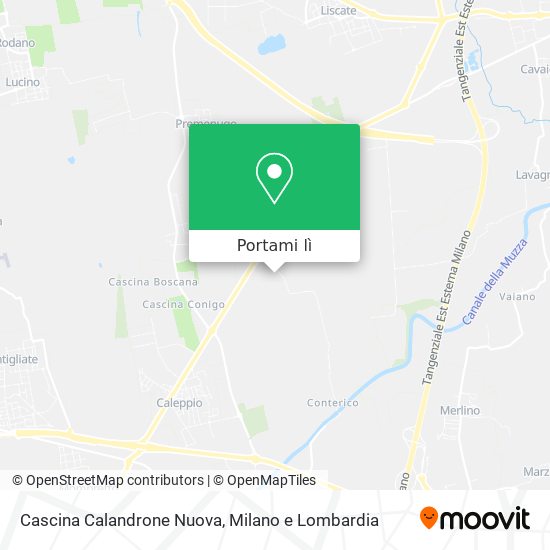 Mappa Cascina Calandrone Nuova