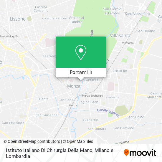 Mappa Istituto Italiano Di Chirurgia Della Mano