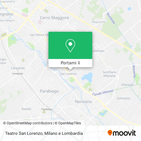 Mappa Teatro San Lorenzo