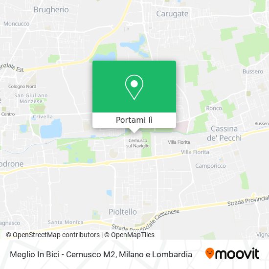 Mappa Meglio In Bici - Cernusco M2