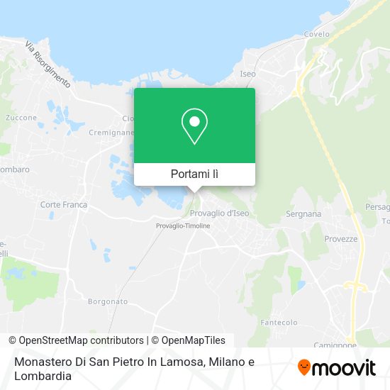 Mappa Monastero Di San Pietro In Lamosa
