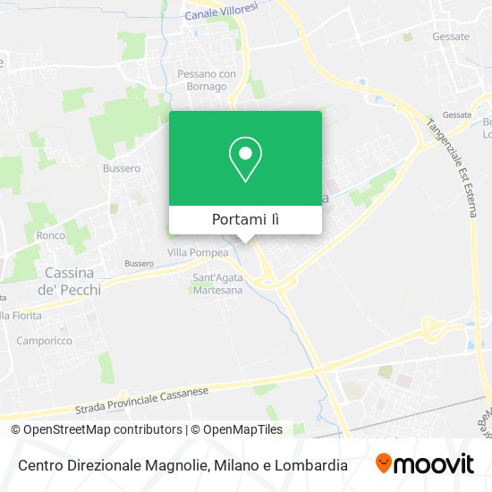 Mappa Centro Direzionale Magnolie