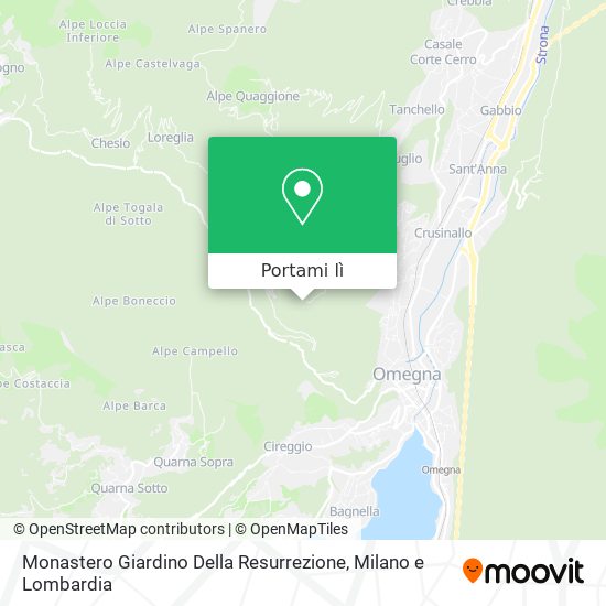 Mappa Monastero Giardino Della Resurrezione