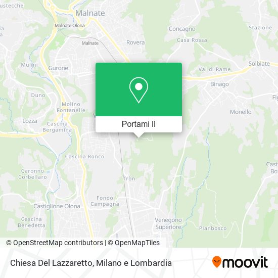 Mappa Chiesa Del Lazzaretto