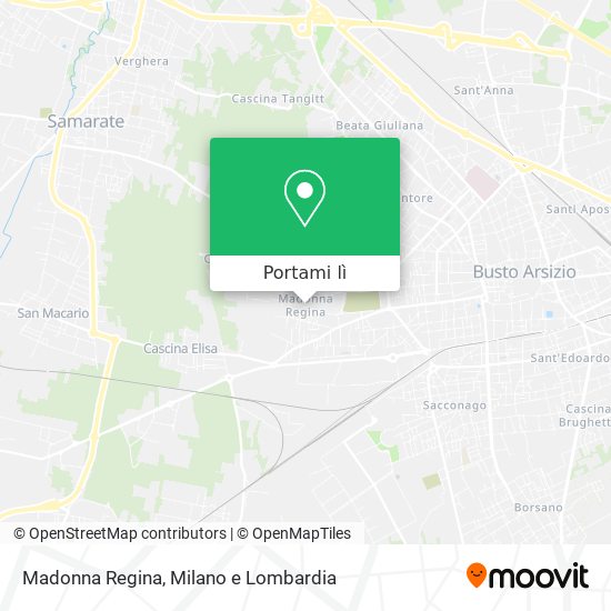 Mappa Madonna Regina