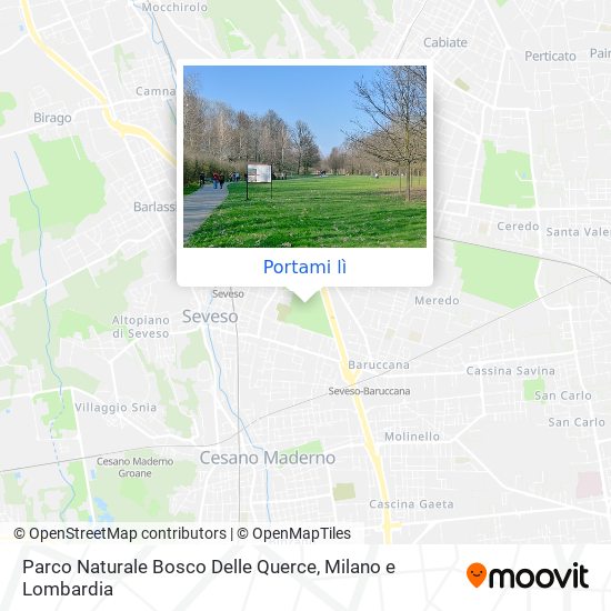 Mappa Parco Naturale Bosco Delle Querce