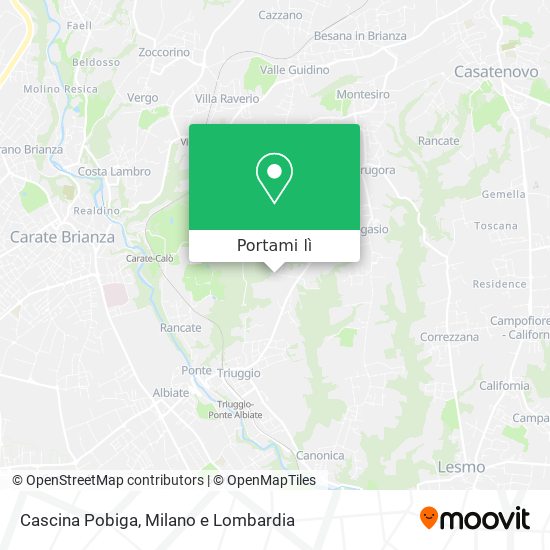 Mappa Cascina Pobiga