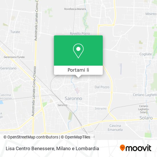 Mappa Lisa Centro Benessere