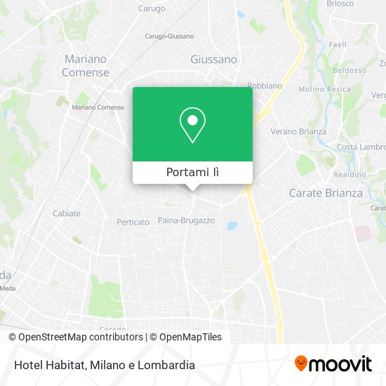 Mappa Hotel Habitat