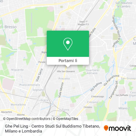 Mappa Ghe Pel Ling - Centro Studi Sul Buddismo Tibetano