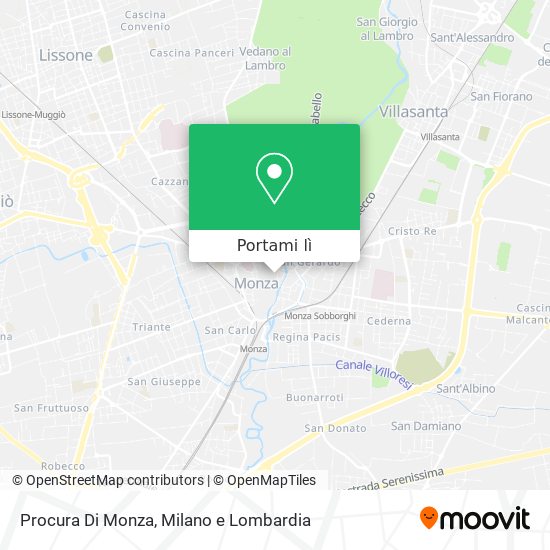 Mappa Procura Di Monza