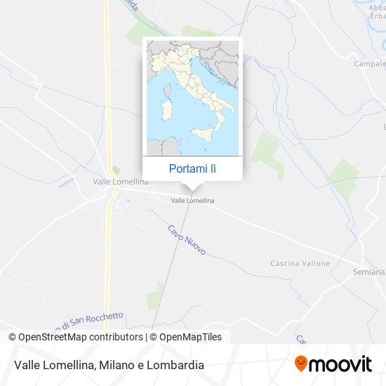 Mappa Valle Lomellina