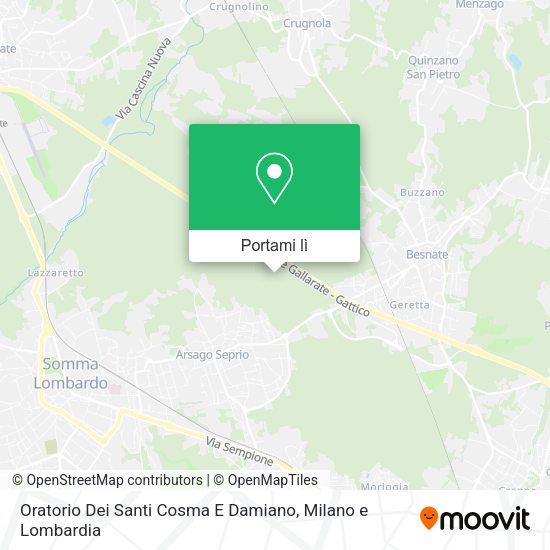 Mappa Oratorio Dei Santi Cosma E Damiano