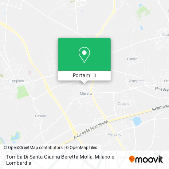 Mappa Tomba Di Santa Gianna Beretta Molla