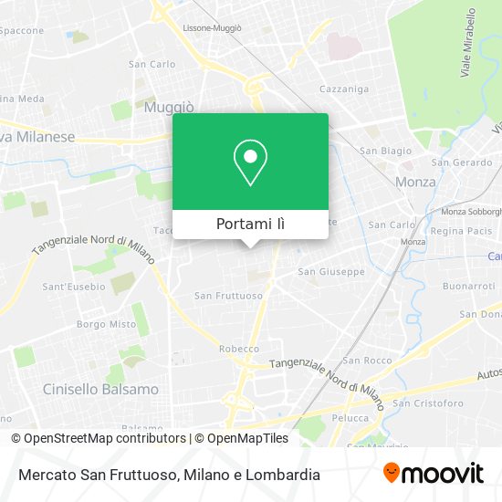 Mappa Mercato San Fruttuoso