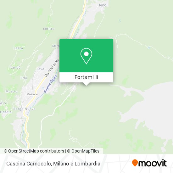 Mappa Cascina Carnocolo