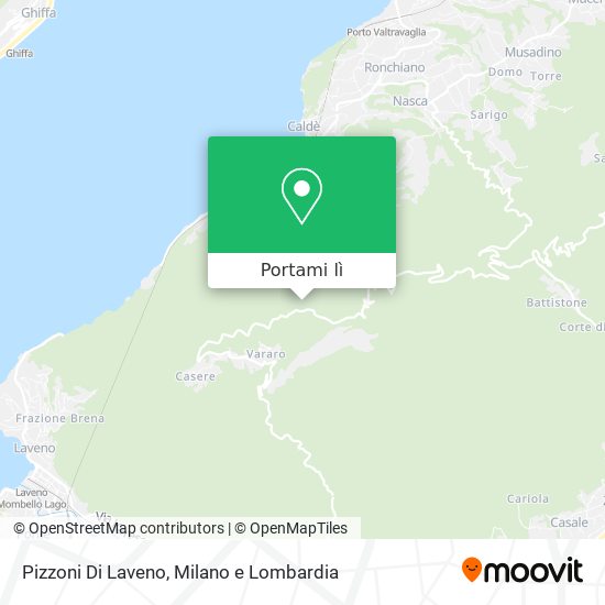 Mappa Pizzoni Di Laveno