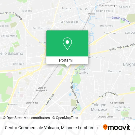 Mappa Centro Commerciale Vulcano