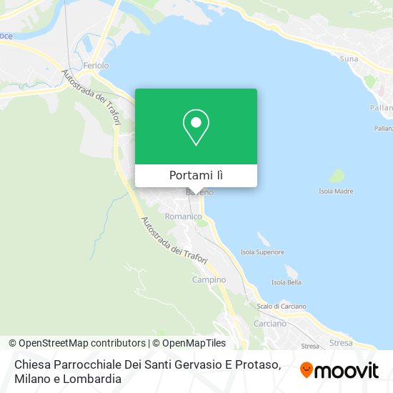 Mappa Chiesa Parrocchiale Dei Santi Gervasio E Protaso