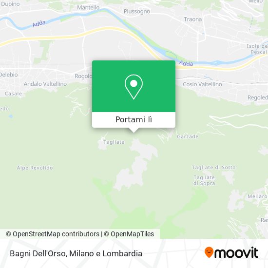 Mappa Bagni Dell'Orso
