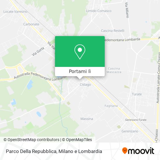 Mappa Parco Della Repubblica