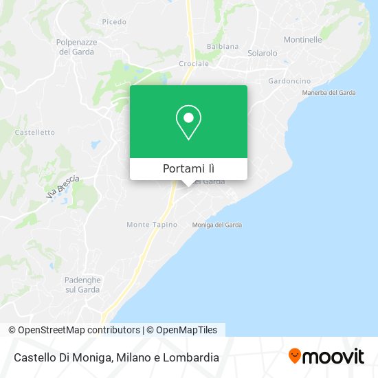 Mappa Castello Di Moniga