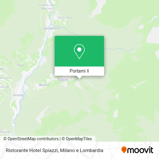 Mappa Ristorante Hotel Spiazzi