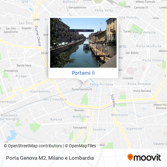 Mappa Porta Genova M2